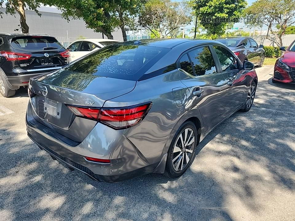 2021 Nissan Sentra Sv Gray vin: 3N1AB8CVXMY241972