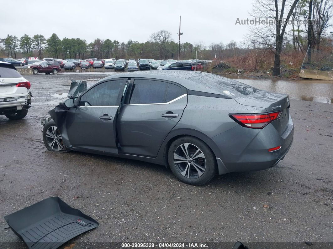 2021 Nissan Sentra Sv Xtronic Cvt Gray vin: 3N1AB8CVXMY293828