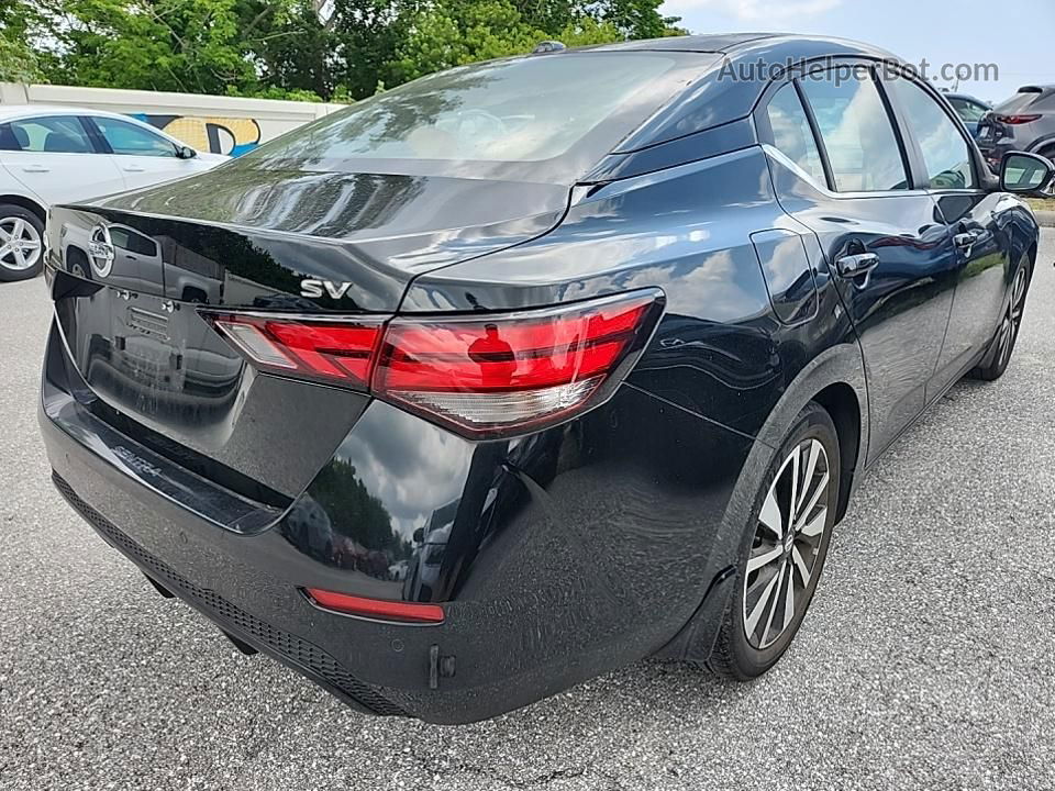 2021 Nissan Sentra Sv Black vin: 3N1AB8CVXMY297863