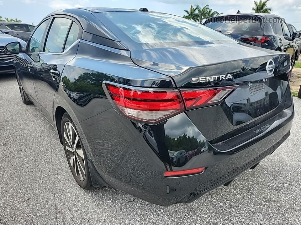 2021 Nissan Sentra Sv Black vin: 3N1AB8CVXMY297863