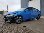 2021 Nissan Sentra Sv Синий vin: 3N1AB8CVXMY312961