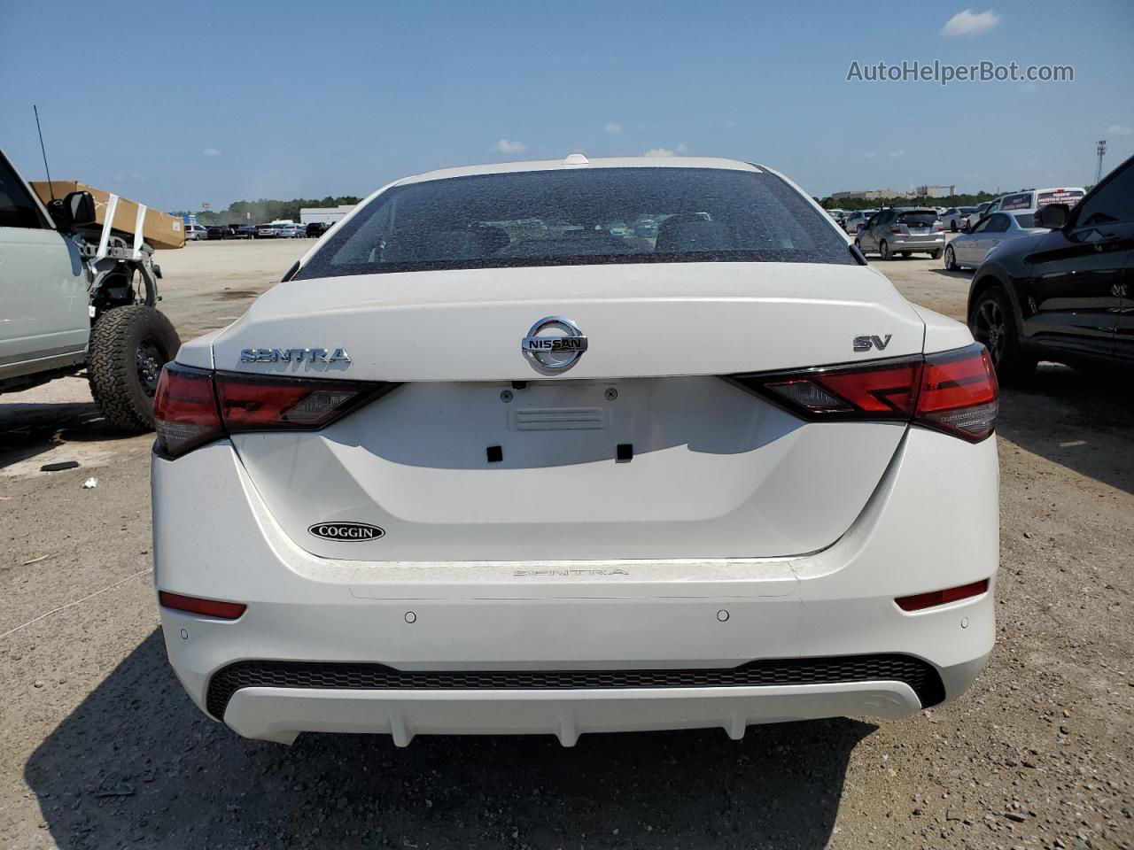 2021 Nissan Sentra Sv White vin: 3N1AB8CVXMY327850