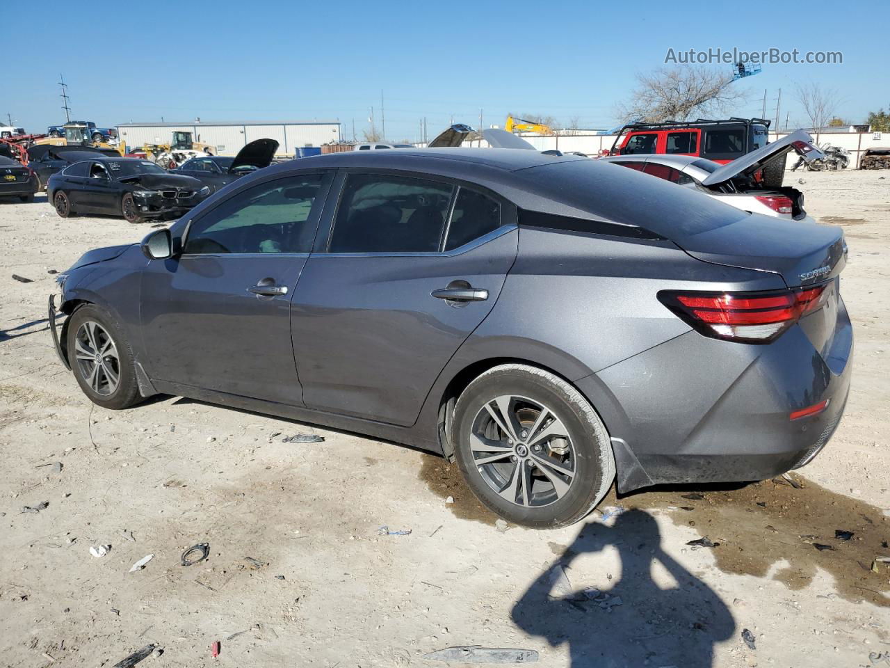 2023 Nissan Sentra Sv Серебряный vin: 3N1AB8CVXPY236422