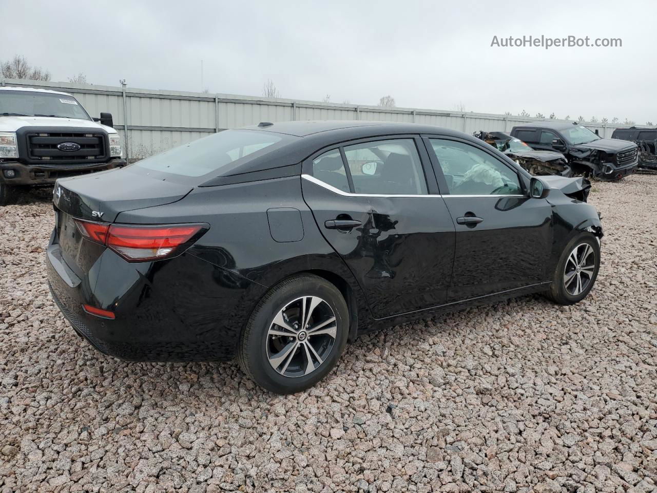 2023 Nissan Sentra Sv Black vin: 3N1AB8CVXPY282414