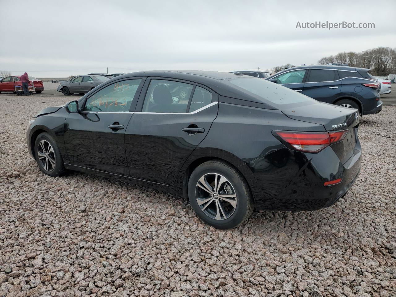 2023 Nissan Sentra Sv Black vin: 3N1AB8CVXPY282414