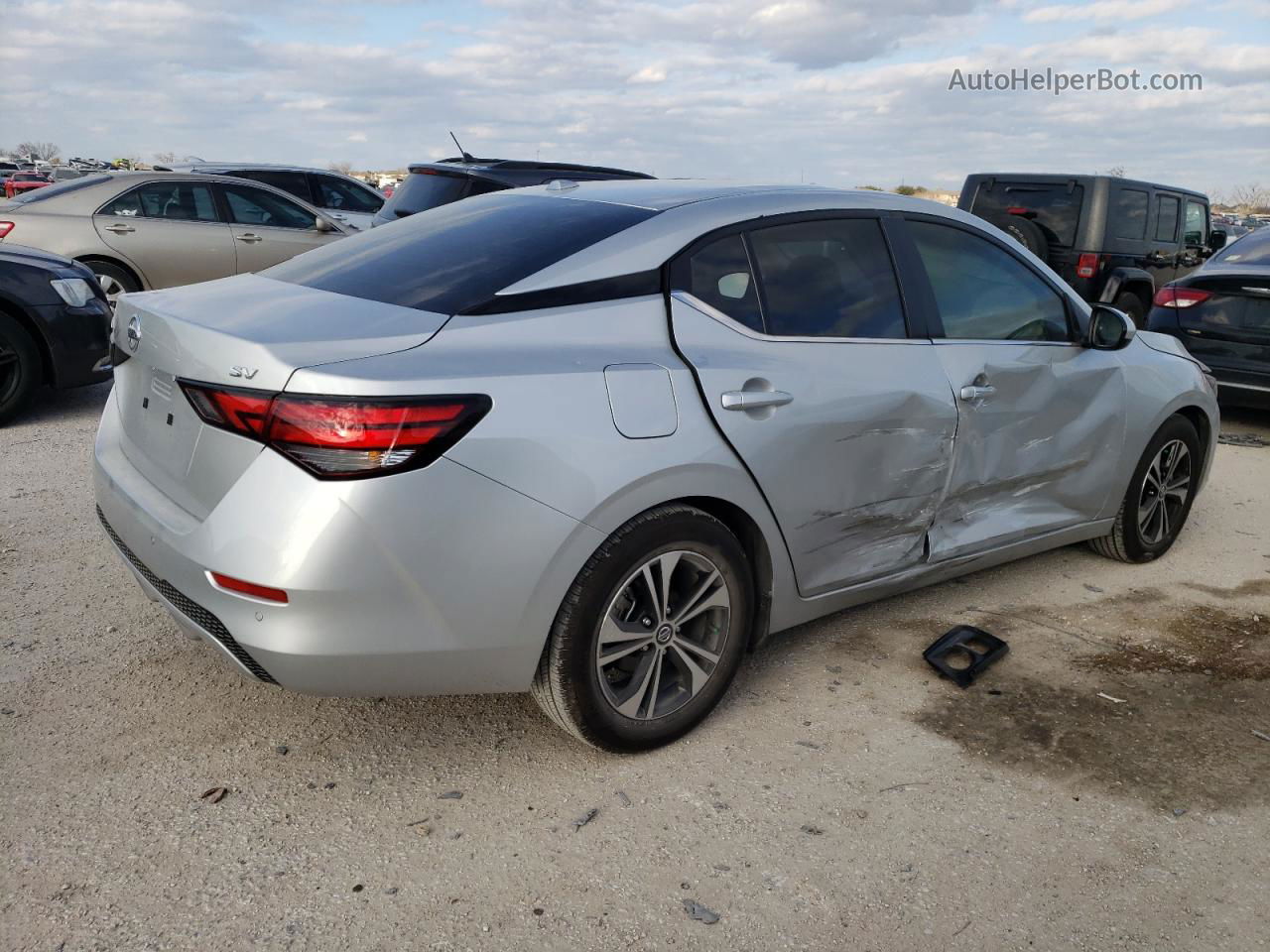 2023 Nissan Sentra Sv Silver vin: 3N1AB8CVXPY294725