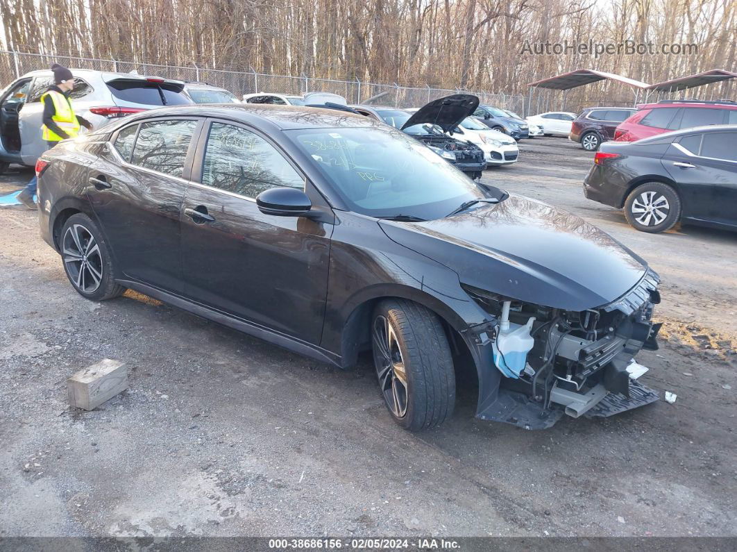 2020 Nissan Sentra Sr Xtronic Cvt Black vin: 3N1AB8DV0LY289963