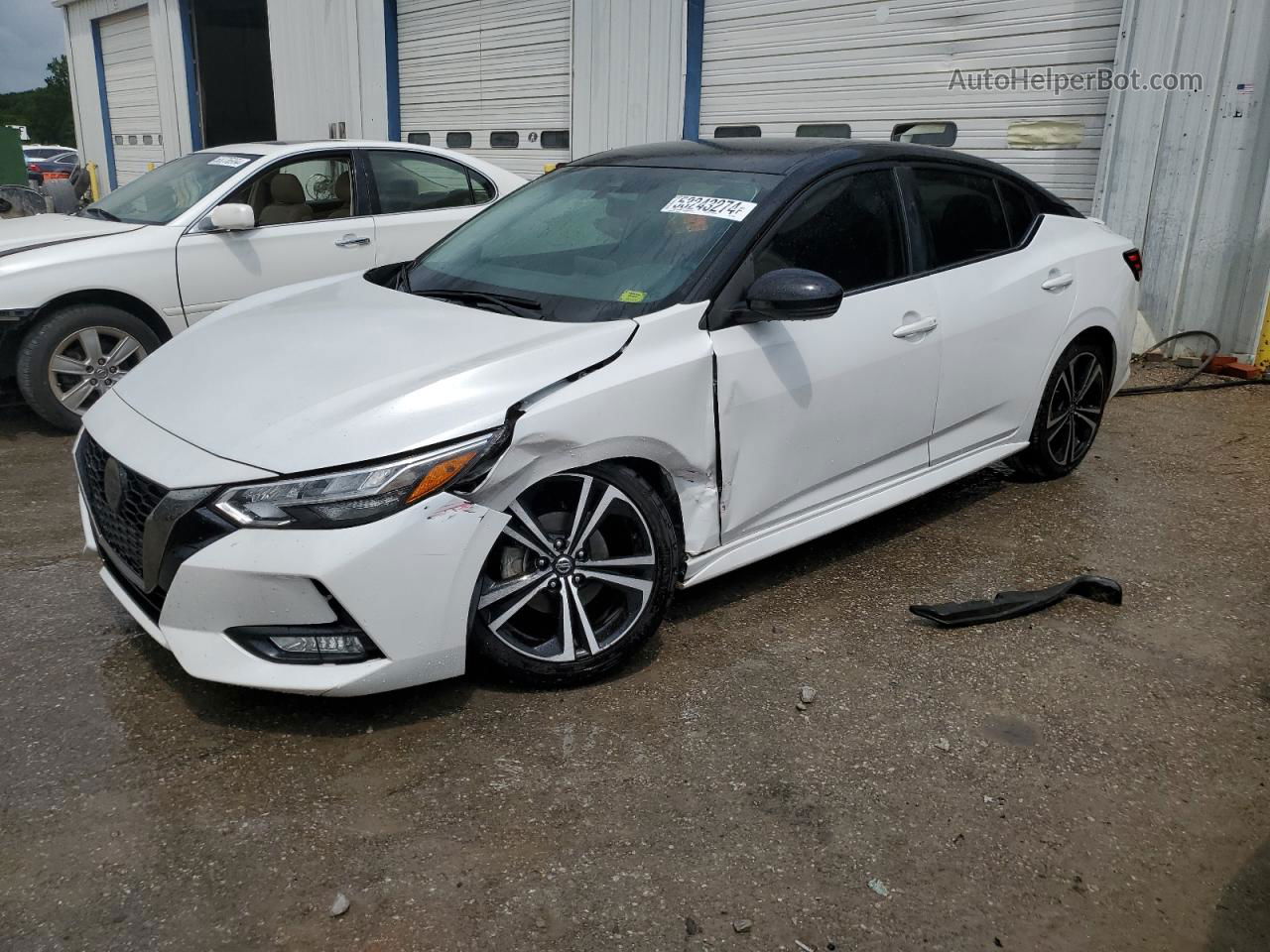 2021 Nissan Sentra Sr White vin: 3N1AB8DV0MY207554