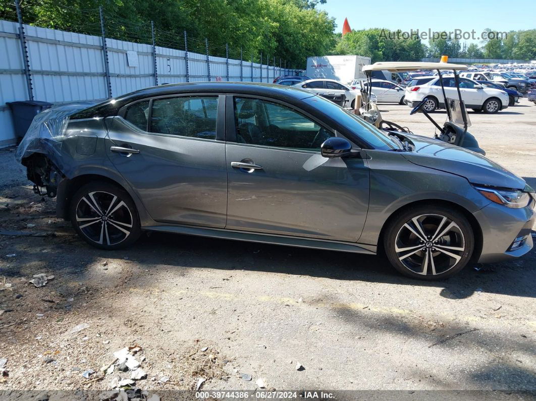 2021 Nissan Sentra Sr Xtronic Cvt Gray vin: 3N1AB8DV0MY264014