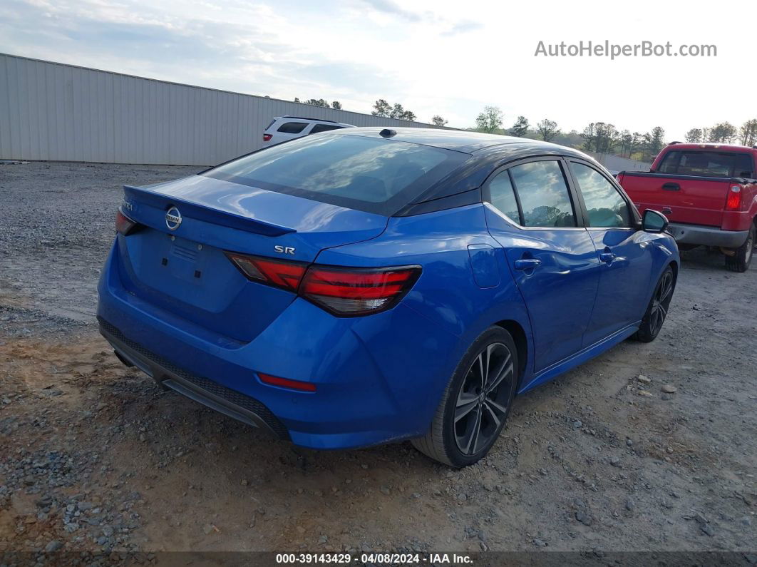 2021 Nissan Sentra Sr Xtronic Cvt Blue vin: 3N1AB8DV0MY309596