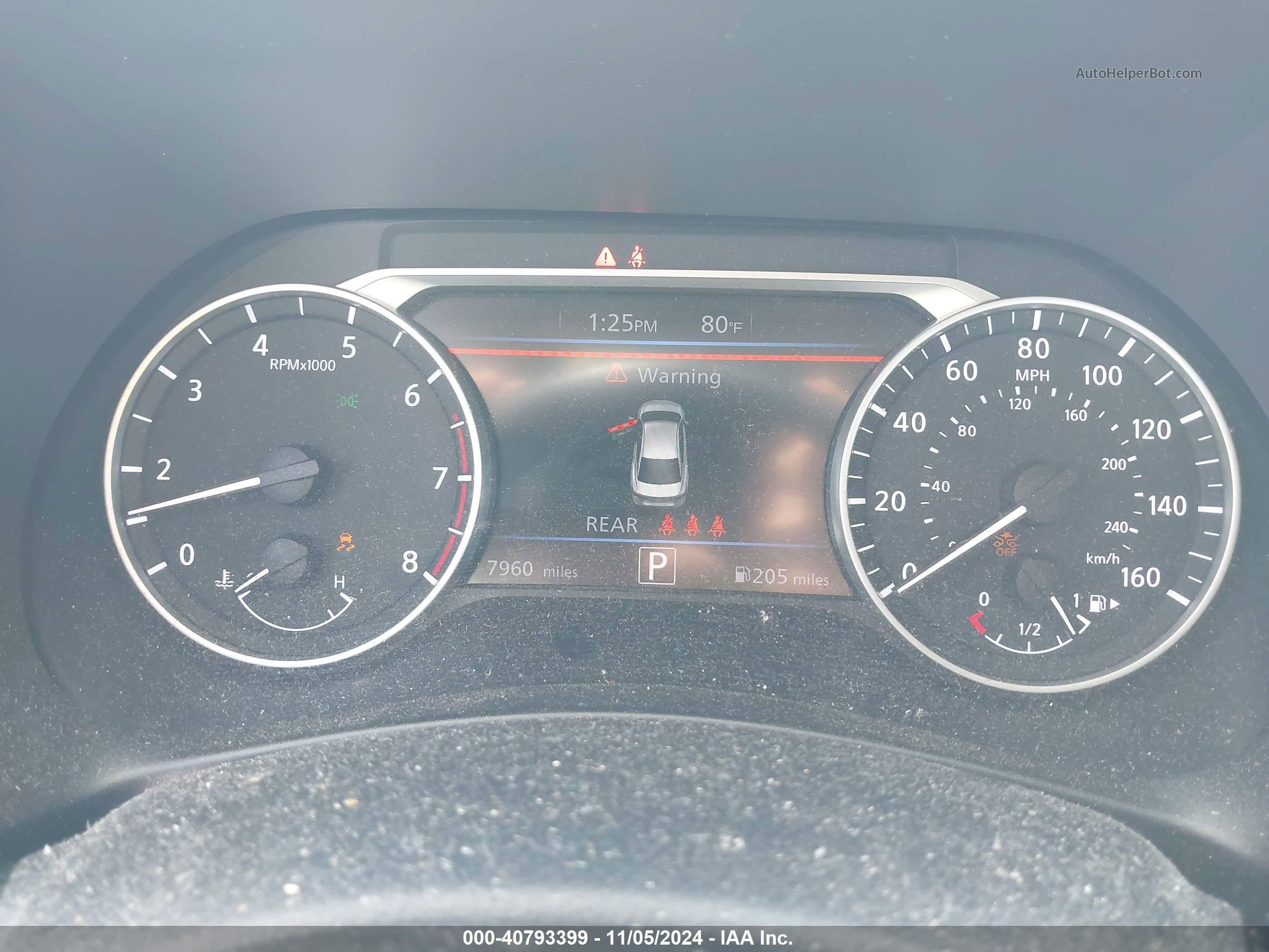 2023 Nissan Sentra Sr Xtronic Cvt Белый vin: 3N1AB8DV0PY230482
