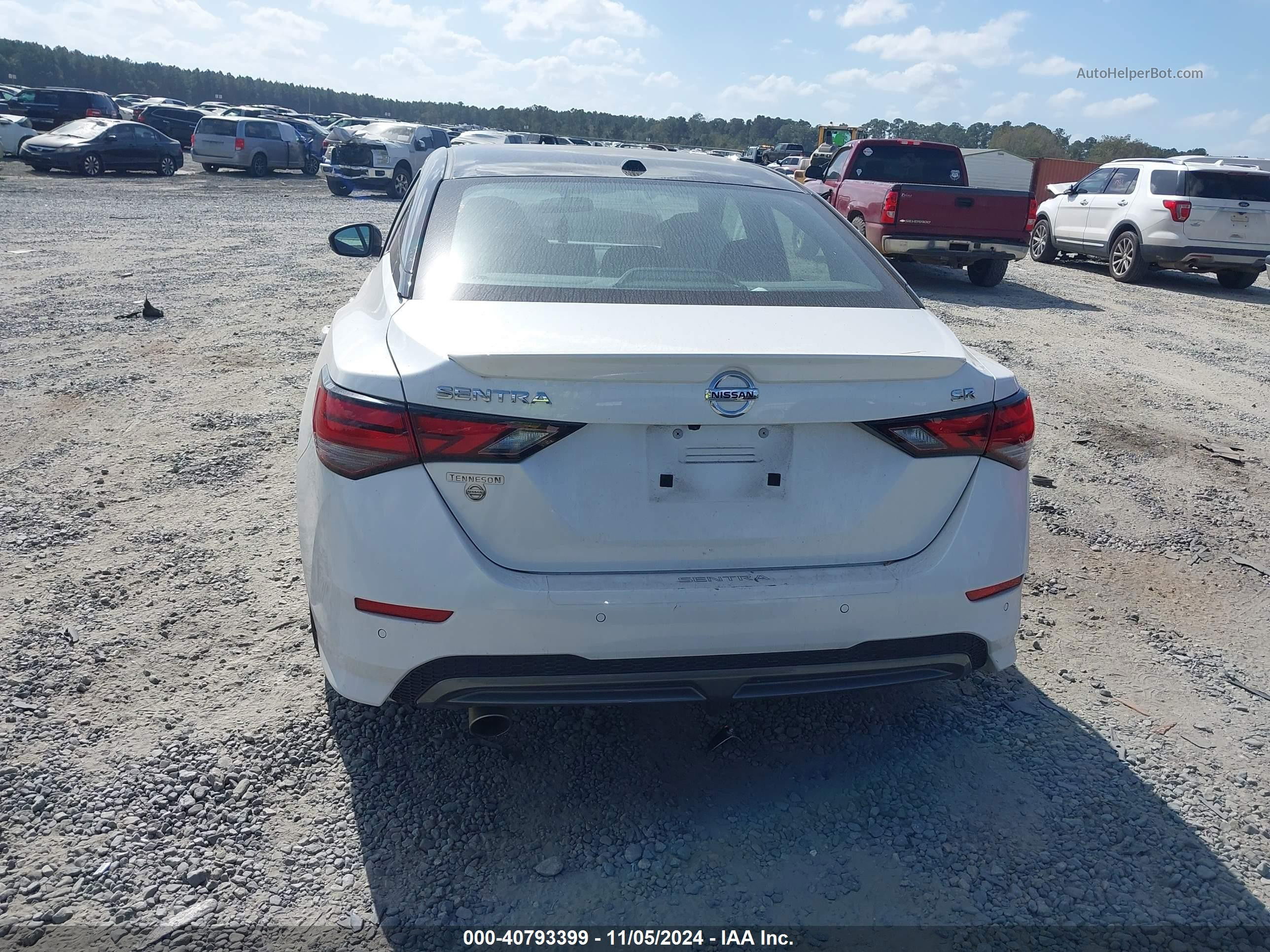 2023 Nissan Sentra Sr Xtronic Cvt Белый vin: 3N1AB8DV0PY230482