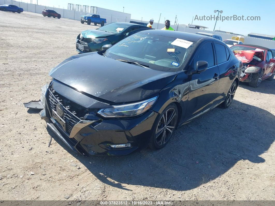 2023 Nissan Sentra Sr Xtronic Cvt Black vin: 3N1AB8DV0PY276605