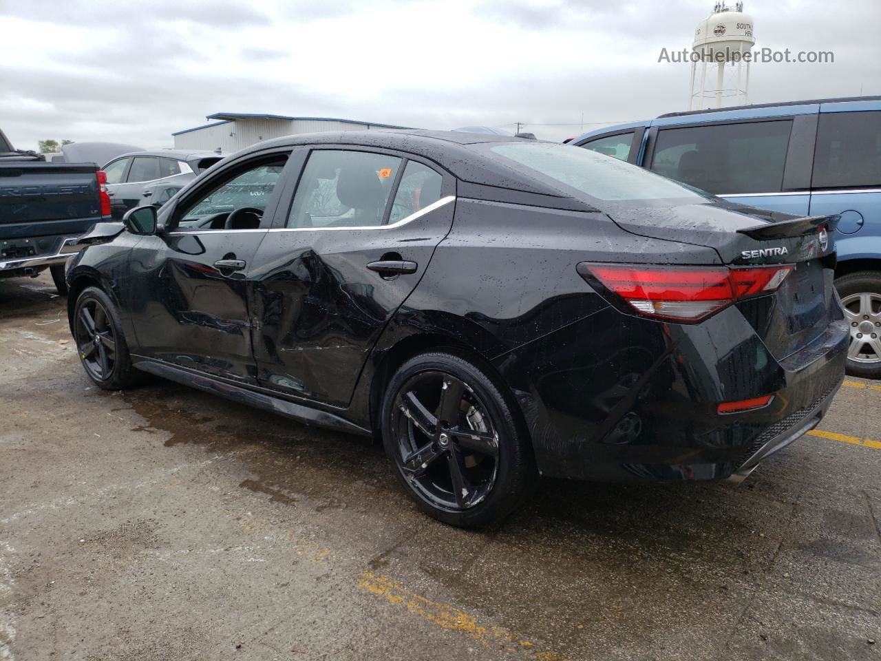 2023 Nissan Sentra Sr Black vin: 3N1AB8DV0PY320666