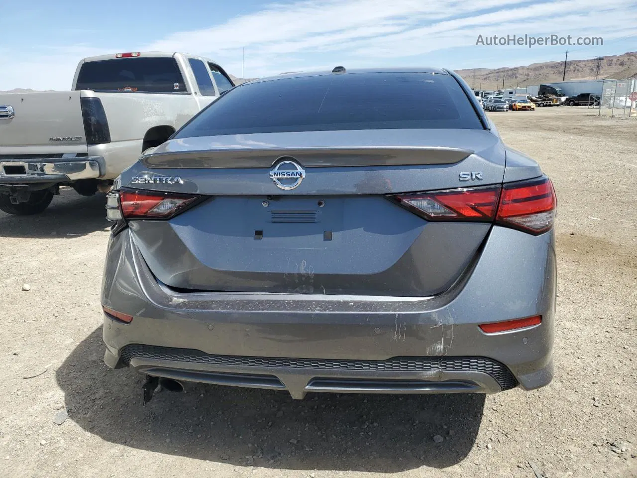 2020 Nissan Sentra Sr Gray vin: 3N1AB8DV1LY242778