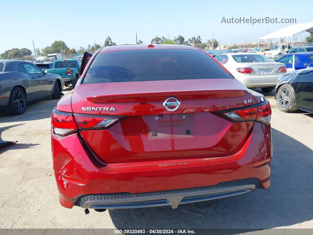 2021 Nissan Sentra Sr Xtronic Cvt Red vin: 3N1AB8DV1MY216733