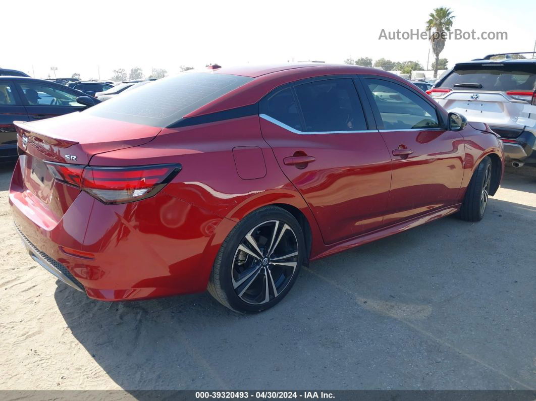 2021 Nissan Sentra Sr Xtronic Cvt Red vin: 3N1AB8DV1MY216733