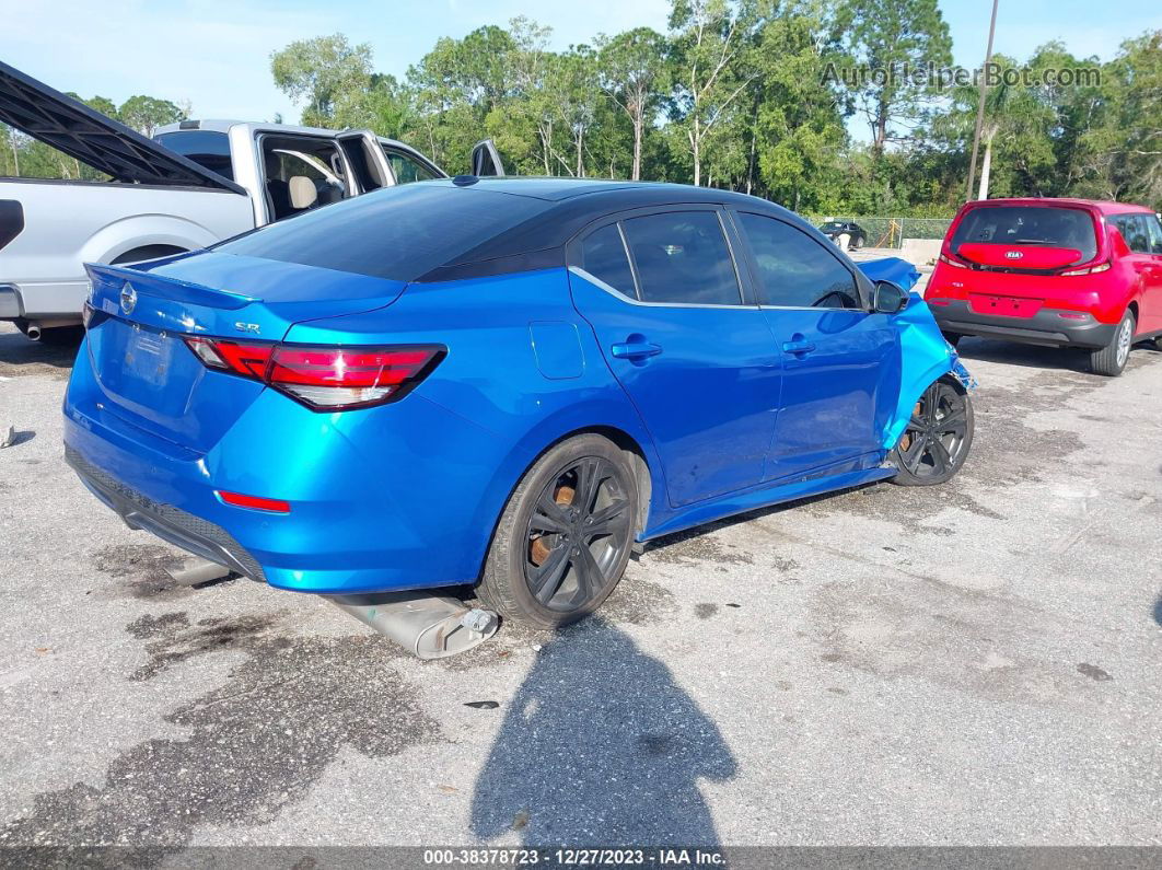 2021 Nissan Sentra Sr Xtronic Cvt Blue vin: 3N1AB8DV1MY241874