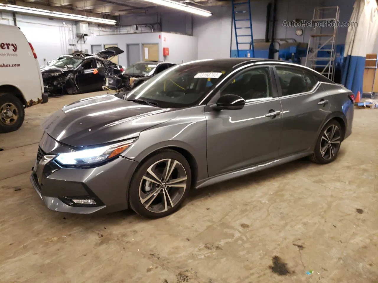 2023 Nissan Sentra Sr Gray vin: 3N1AB8DV1PY228658