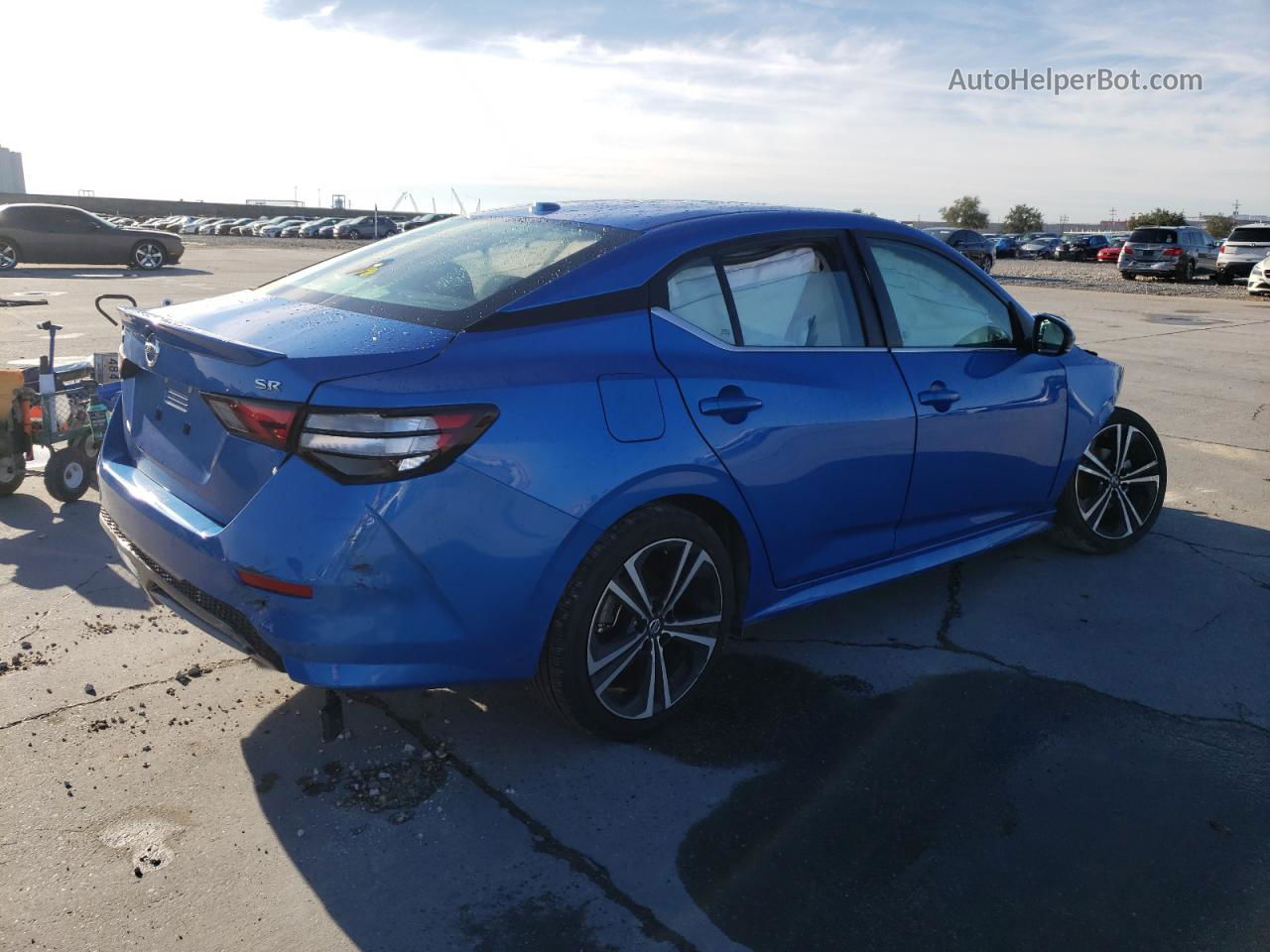 2023 Nissan Sentra Sr Blue vin: 3N1AB8DV1PY313256