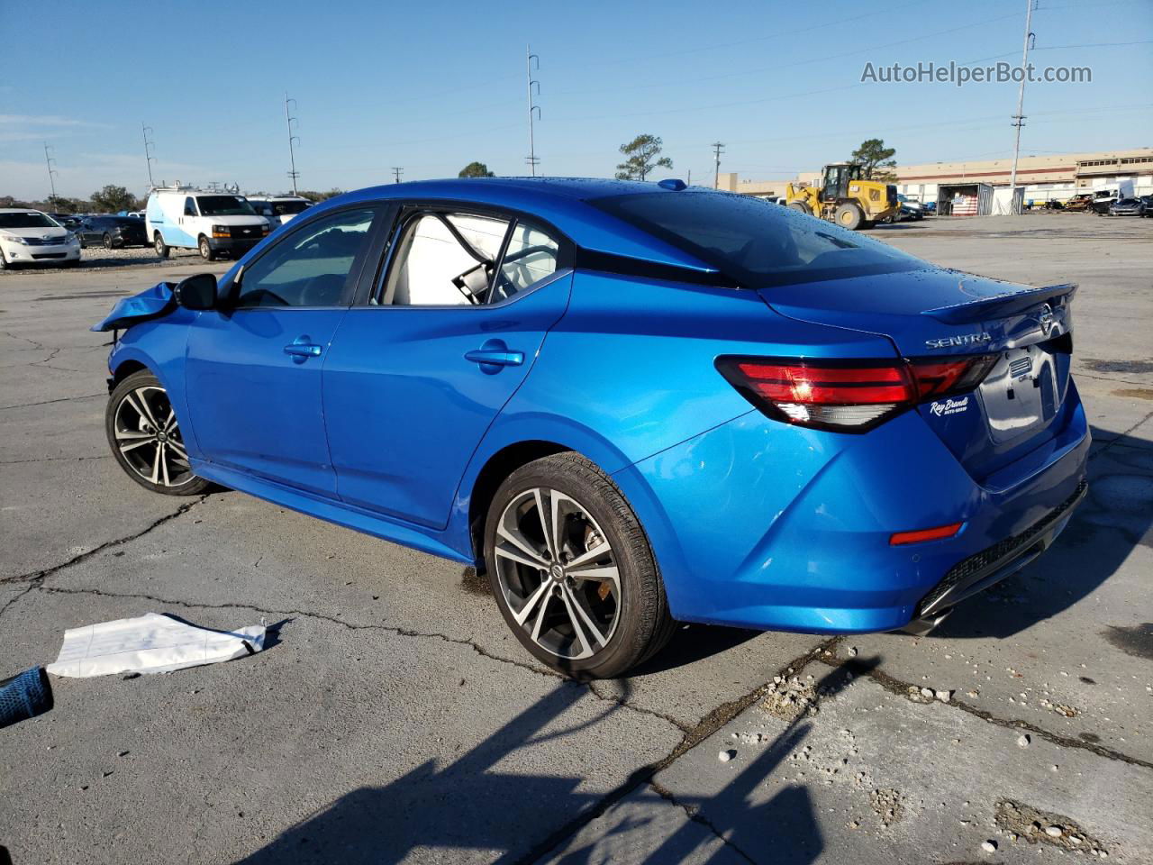 2023 Nissan Sentra Sr Blue vin: 3N1AB8DV1PY313256