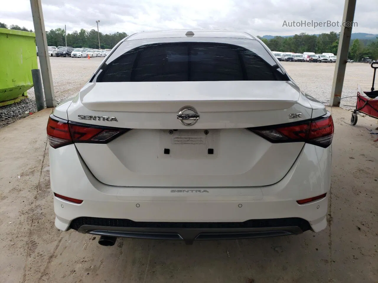 2020 Nissan Sentra Sr Белый vin: 3N1AB8DV2LY277684