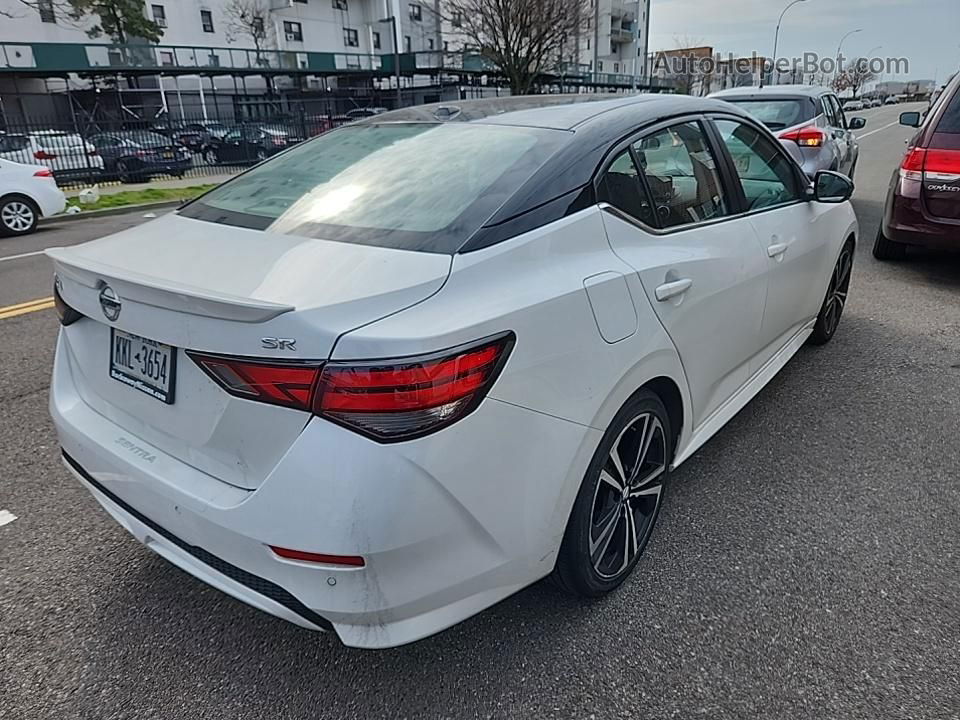 2021 Nissan Sentra Sr White vin: 3N1AB8DV2MY235839