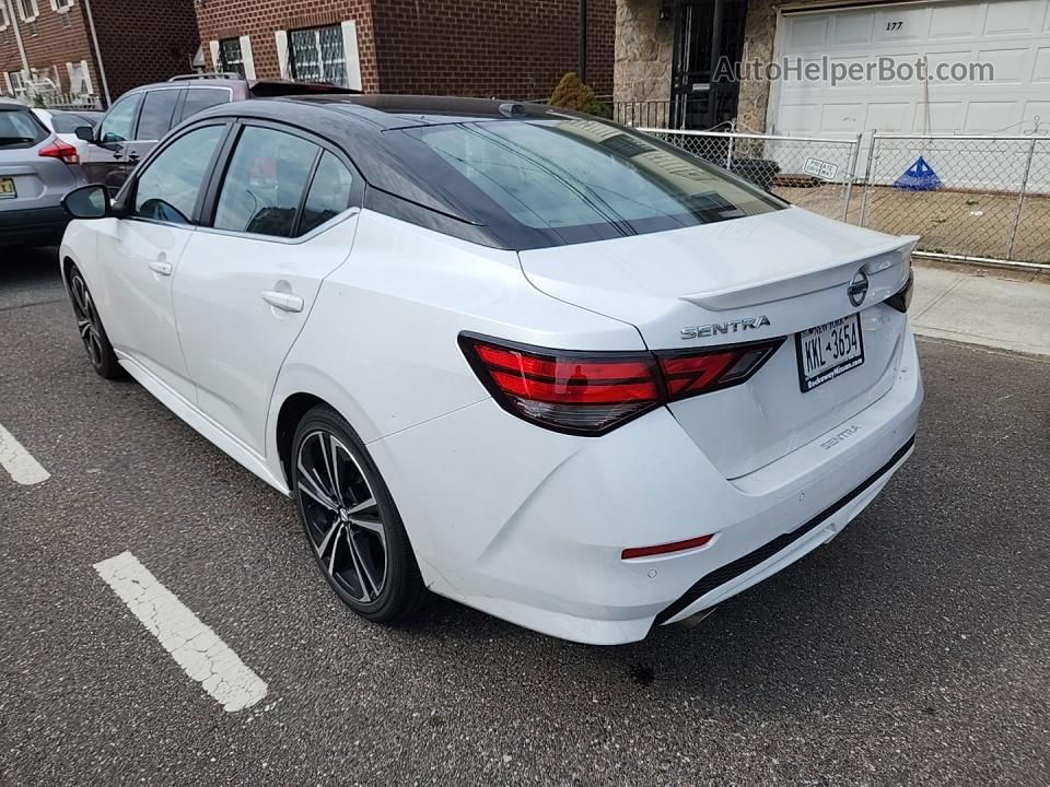 2021 Nissan Sentra Sr White vin: 3N1AB8DV2MY235839