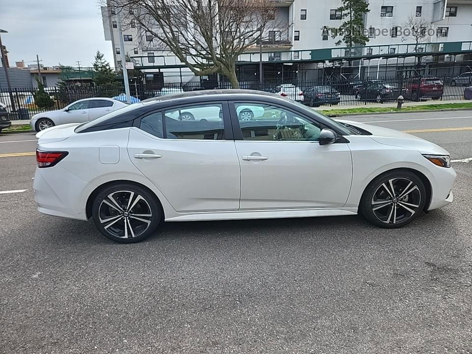 2021 Nissan Sentra Sr White vin: 3N1AB8DV2MY235839