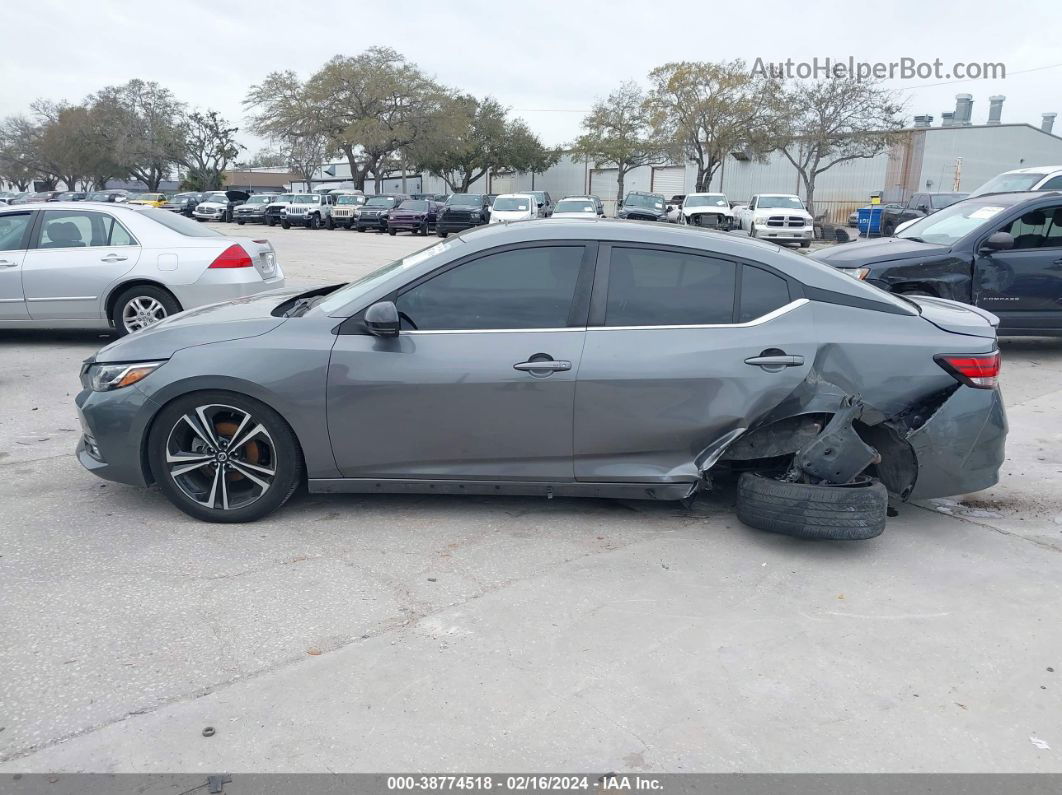 2021 Nissan Sentra Sr Xtronic Cvt Серый vin: 3N1AB8DV2MY251944