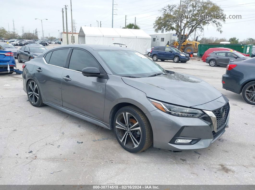 2021 Nissan Sentra Sr Xtronic Cvt Серый vin: 3N1AB8DV2MY251944