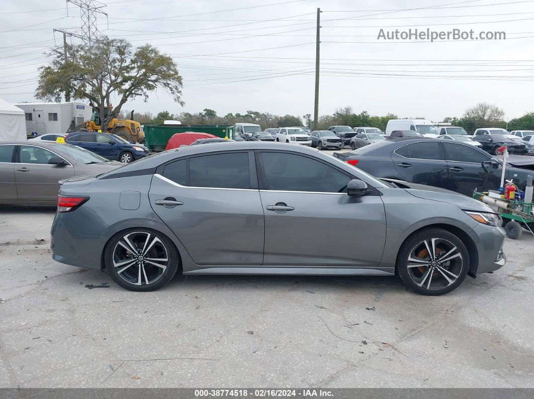 2021 Nissan Sentra Sr Xtronic Cvt Gray vin: 3N1AB8DV2MY251944