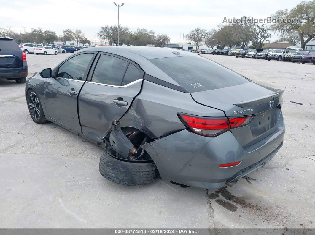 2021 Nissan Sentra Sr Xtronic Cvt Gray vin: 3N1AB8DV2MY251944