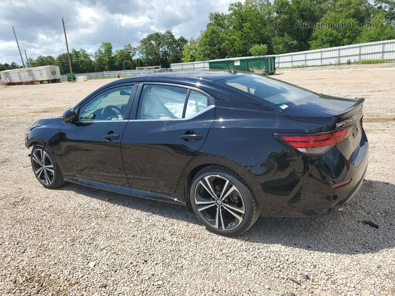 2021 Nissan Sentra Sr Black vin: 3N1AB8DV2MY269697