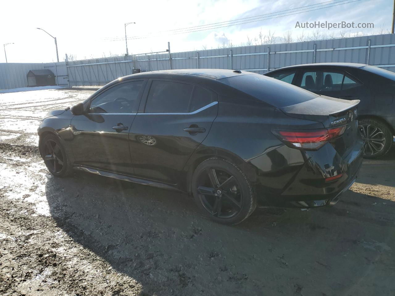 2021 Nissan Sentra Sr Black vin: 3N1AB8DV3MY247174