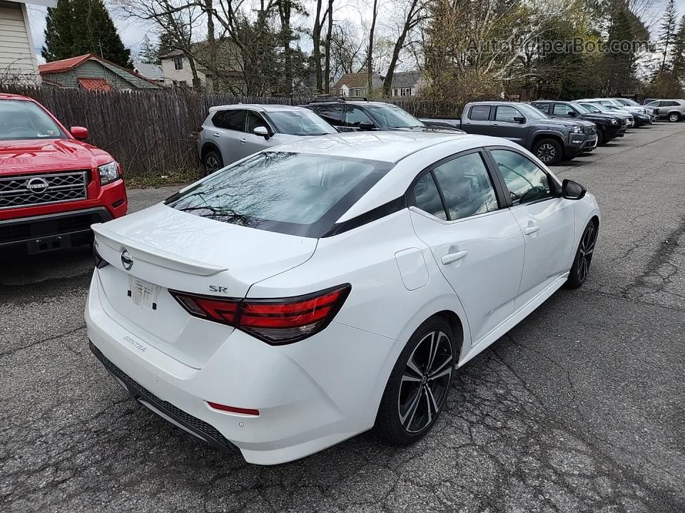 2021 Nissan Sentra Sr Белый vin: 3N1AB8DV3MY314694