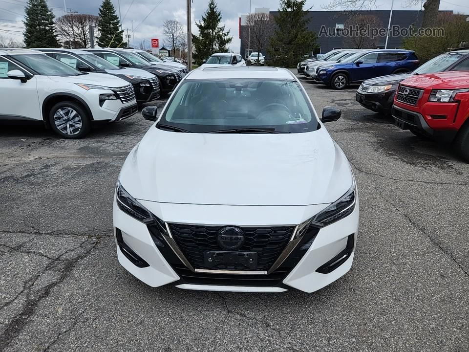 2021 Nissan Sentra Sr White vin: 3N1AB8DV3MY314694