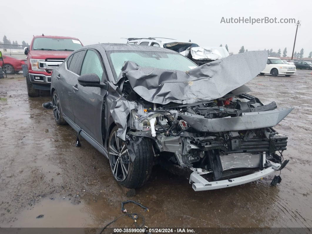 2023 Nissan Sentra Sr Xtronic Cvt Gray vin: 3N1AB8DV3PY272581