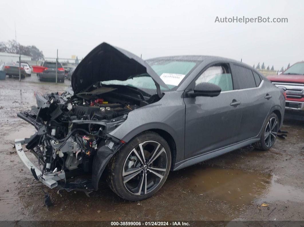 2023 Nissan Sentra Sr Xtronic Cvt Gray vin: 3N1AB8DV3PY272581