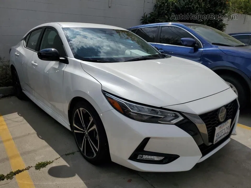 2023 Nissan Sentra Sr White vin: 3N1AB8DV3PY314635