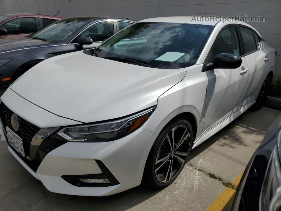 2023 Nissan Sentra Sr White vin: 3N1AB8DV3PY314635