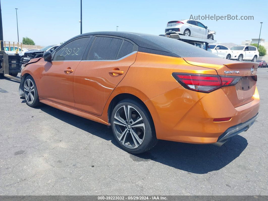 2020 Nissan Sentra Sr Xtronic Cvt Orange vin: 3N1AB8DV4LY230916