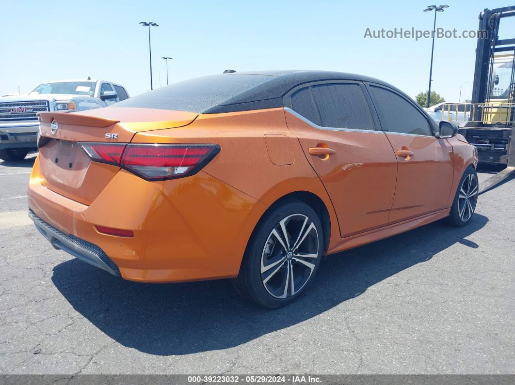 2020 Nissan Sentra Sr Xtronic Cvt Orange vin: 3N1AB8DV4LY230916