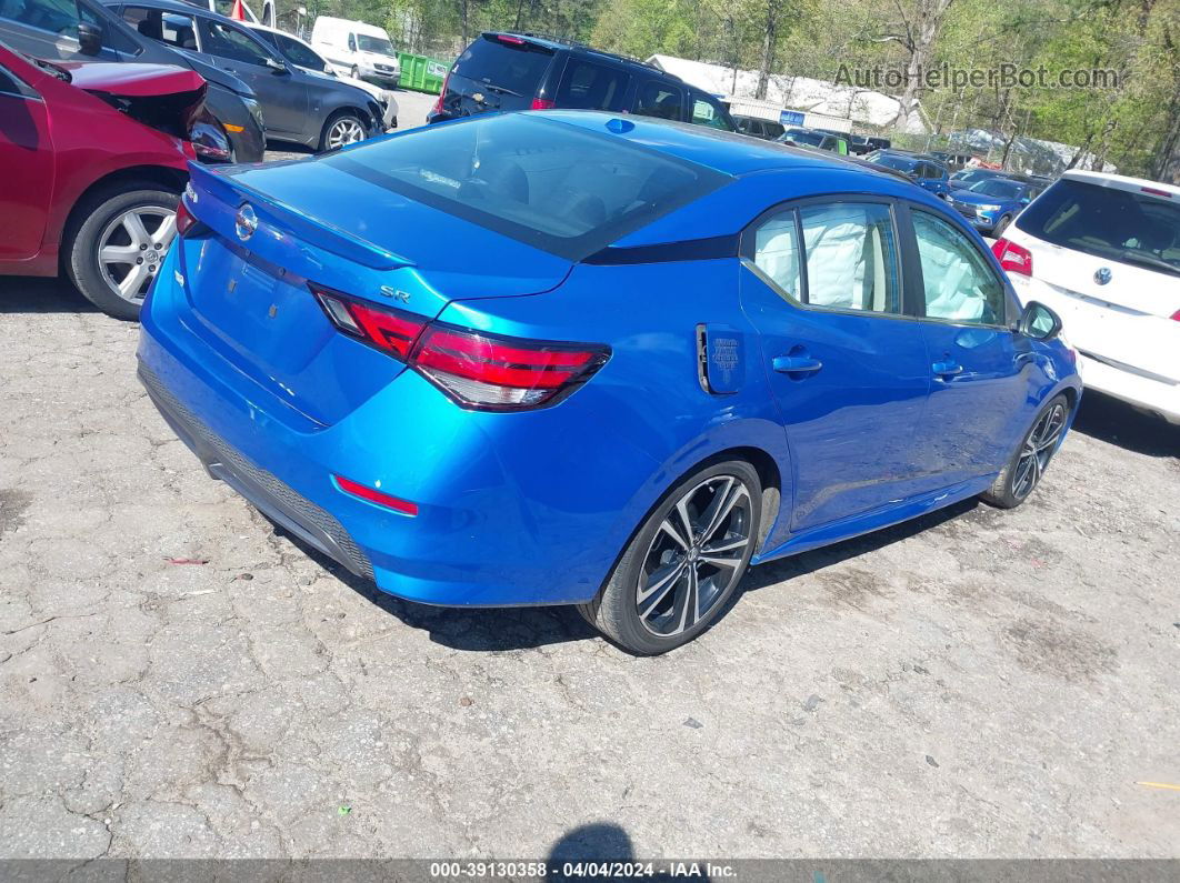 2020 Nissan Sentra Sr Xtronic Cvt Blue vin: 3N1AB8DV4LY289982