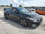 2021 Nissan Sentra Sr Black vin: 3N1AB8DV4MY312226