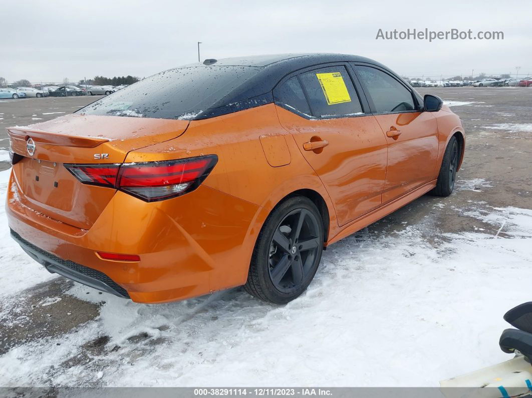 2023 Nissan Sentra Sr Xtronic Cvt Orange vin: 3N1AB8DV4PY240951