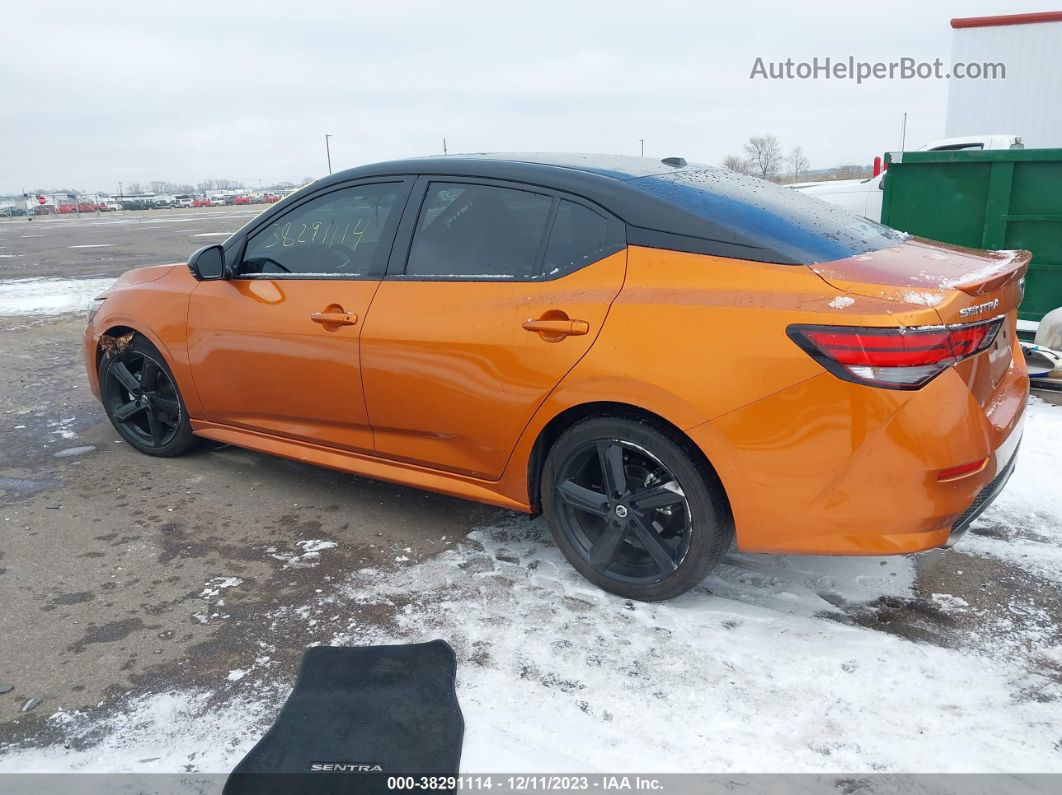 2023 Nissan Sentra Sr Xtronic Cvt Orange vin: 3N1AB8DV4PY240951