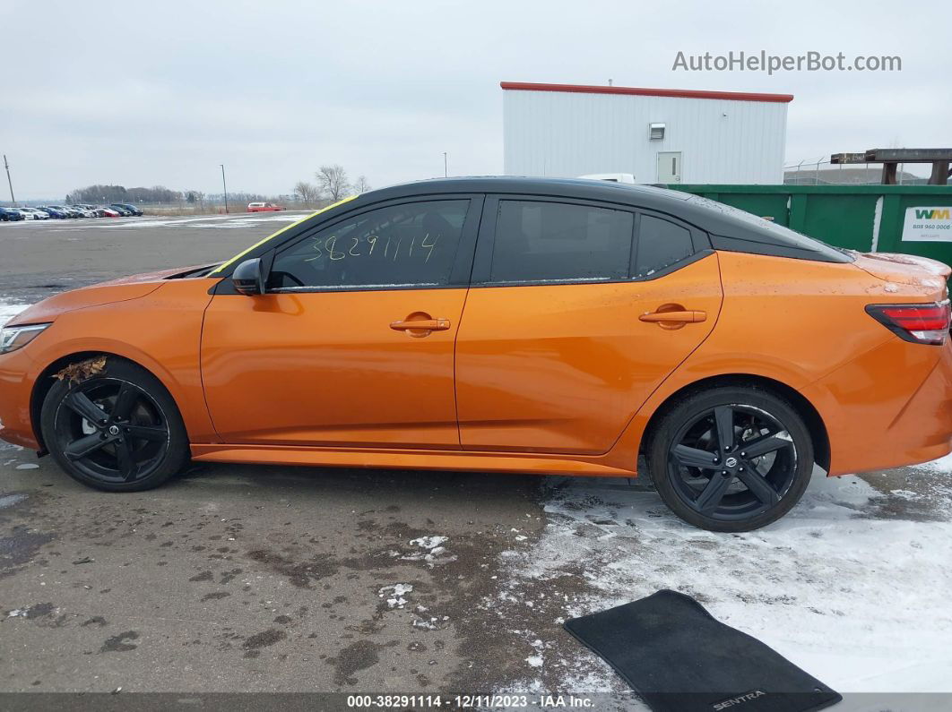 2023 Nissan Sentra Sr Xtronic Cvt Orange vin: 3N1AB8DV4PY240951