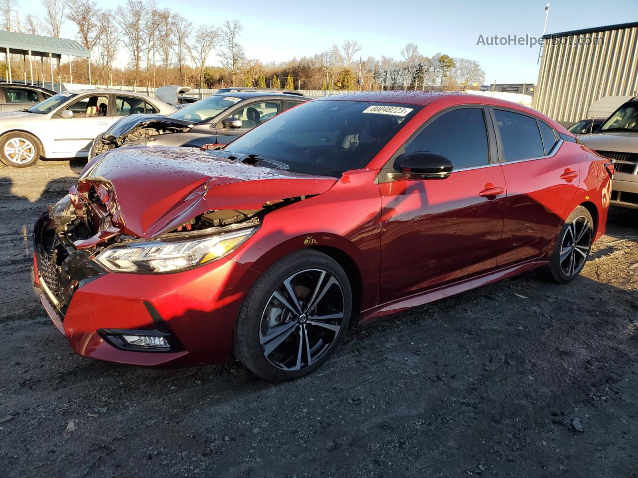 2023 Nissan Sentra Sr Red vin: 3N1AB8DV4PY242988