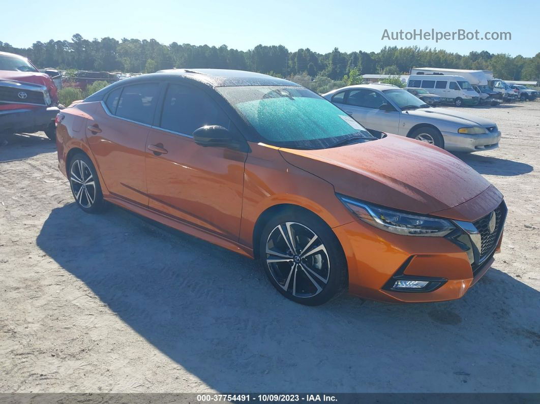 2023 Nissan Sentra Sr Xtronic Cvt Orange vin: 3N1AB8DV4PY286554